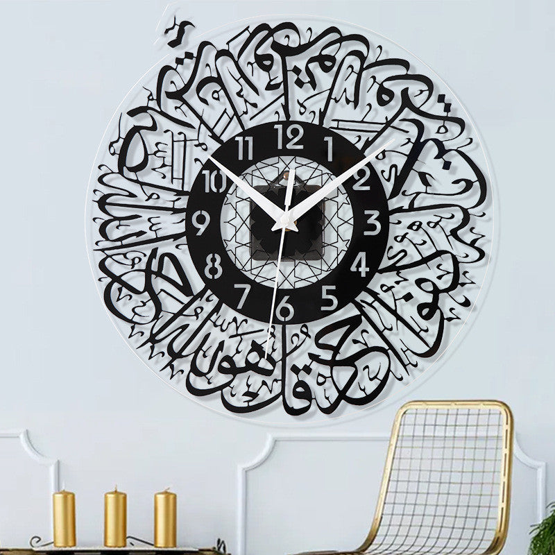 Specchio acrilico con orologio