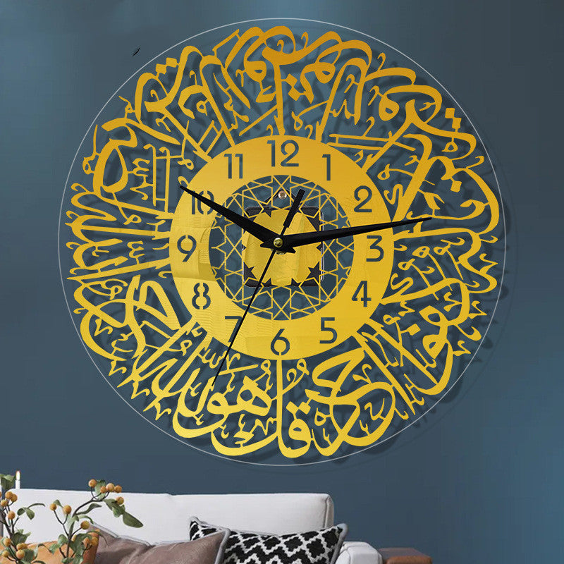 Specchio acrilico con orologio
