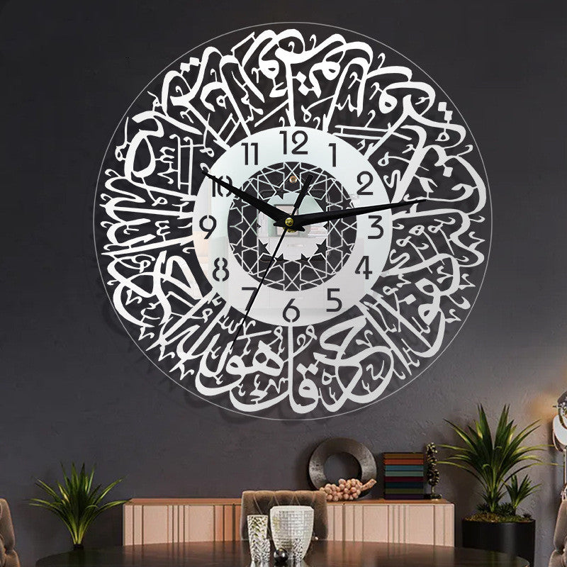 Specchio acrilico con orologio