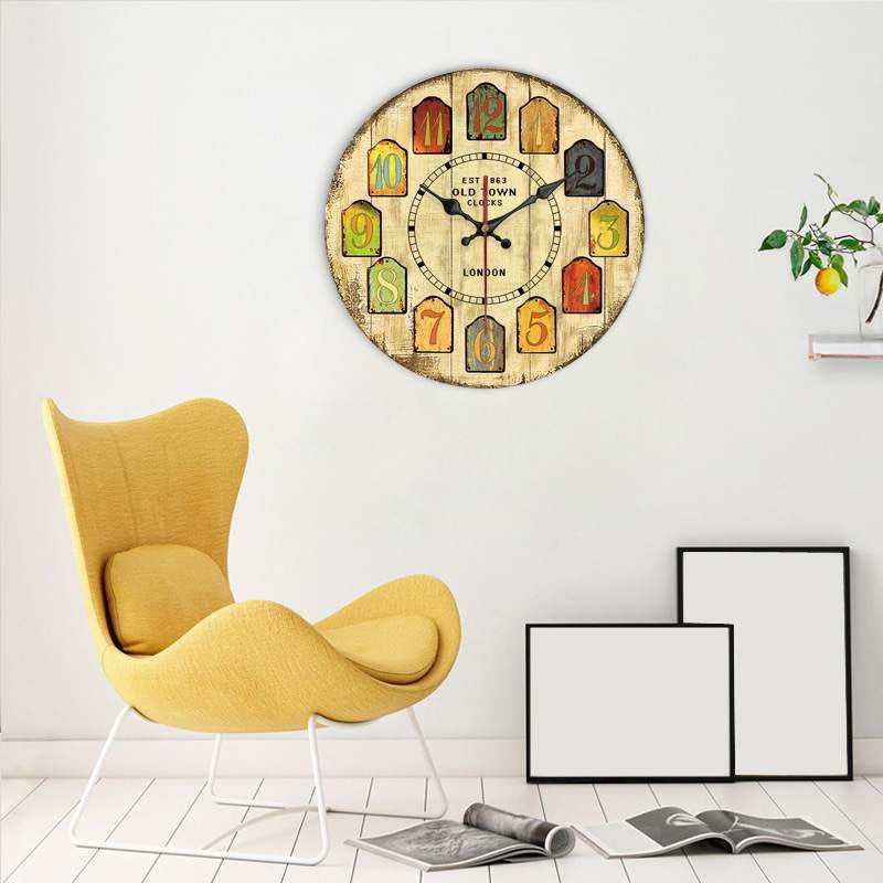 Orologio da parete Numeri rettangolari