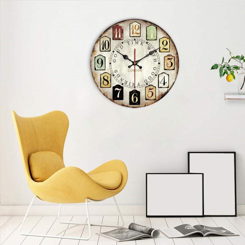 Orologio da parete Numeri rettangolari