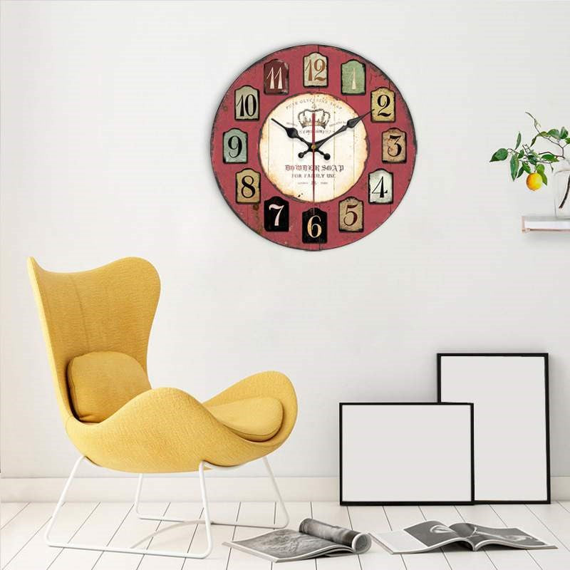 Orologio da parete Numeri rettangolari