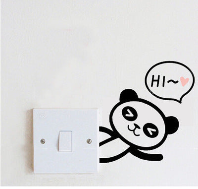 Adesivo murale panda