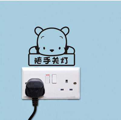 Adesivo murale panda
