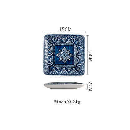 Set piatti in ceramica