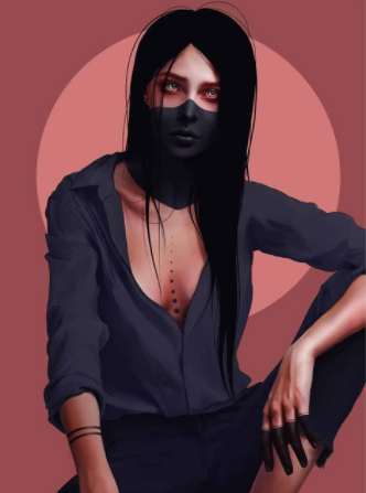 Quadro figura femminile