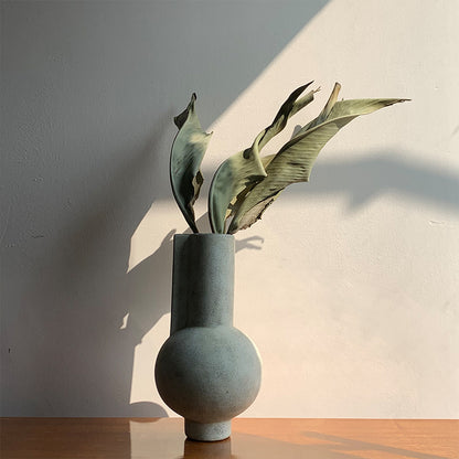 Vaso ceramica arte floreale