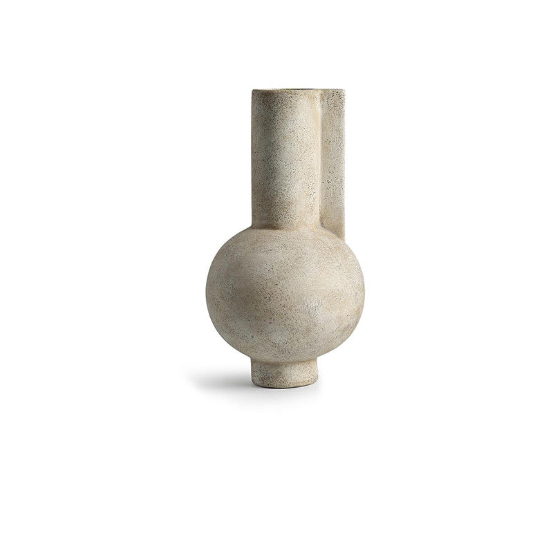 Vaso ceramica arte floreale