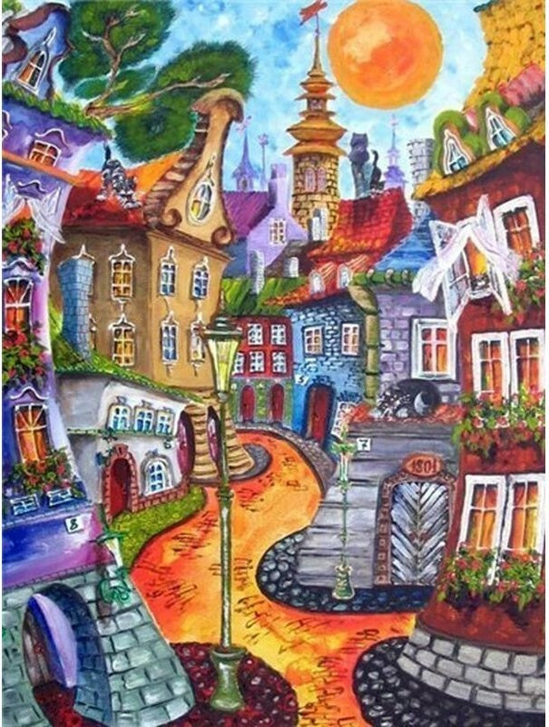 Quadro da dipingere paesaggio personalizzato