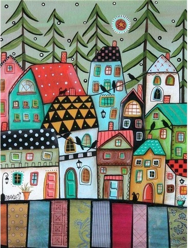 Quadro da dipingere paesaggio personalizzato