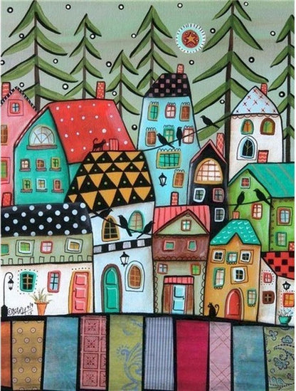 Quadro da dipingere paesaggio personalizzato