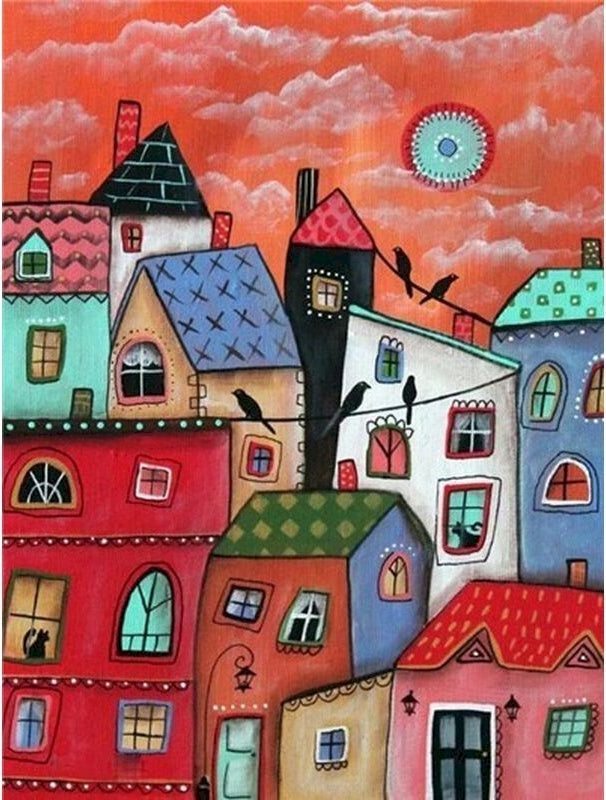 Quadro da dipingere paesaggio personalizzato