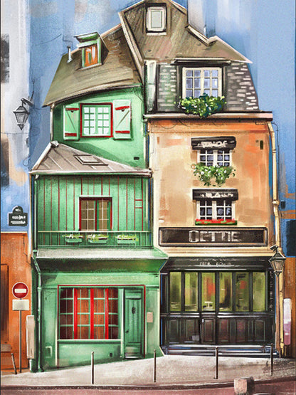 Quadro da dipingere paesaggio personalizzato