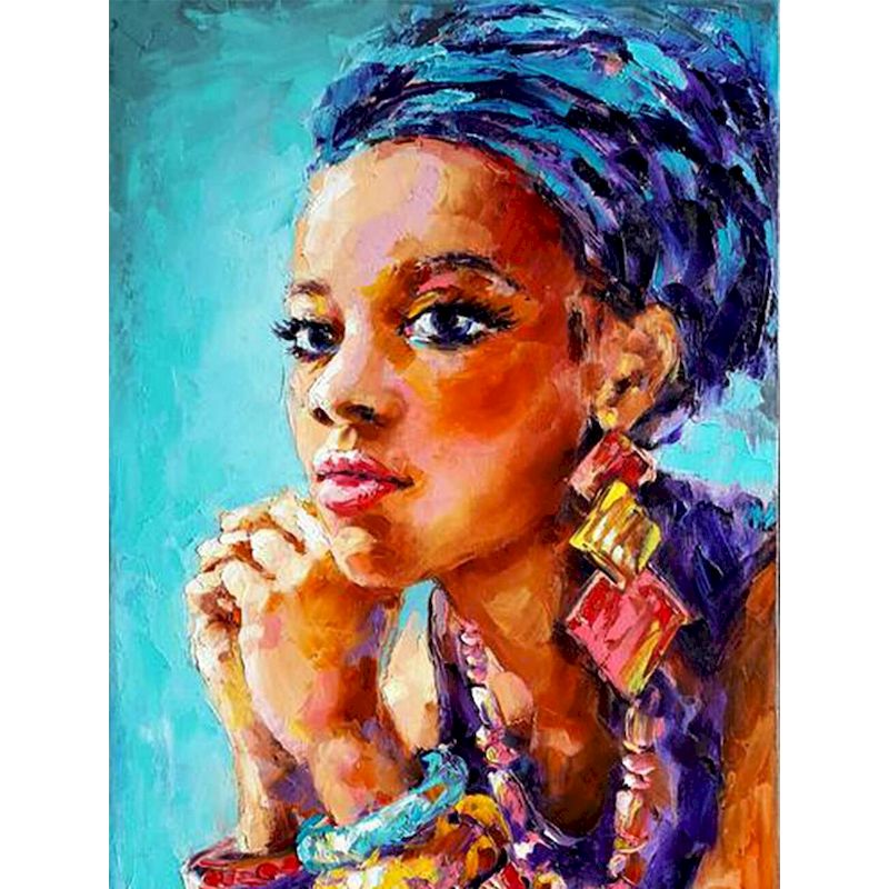 Kit ritratto donna africana