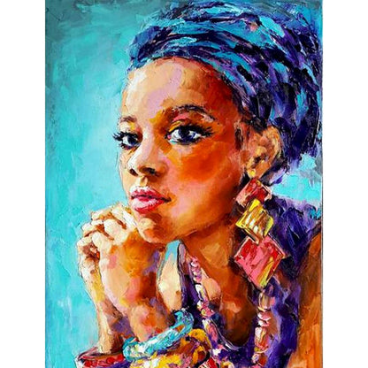 Kit ritratto donna africana