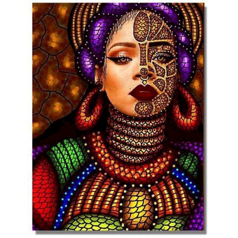 Kit ritratto donna africana