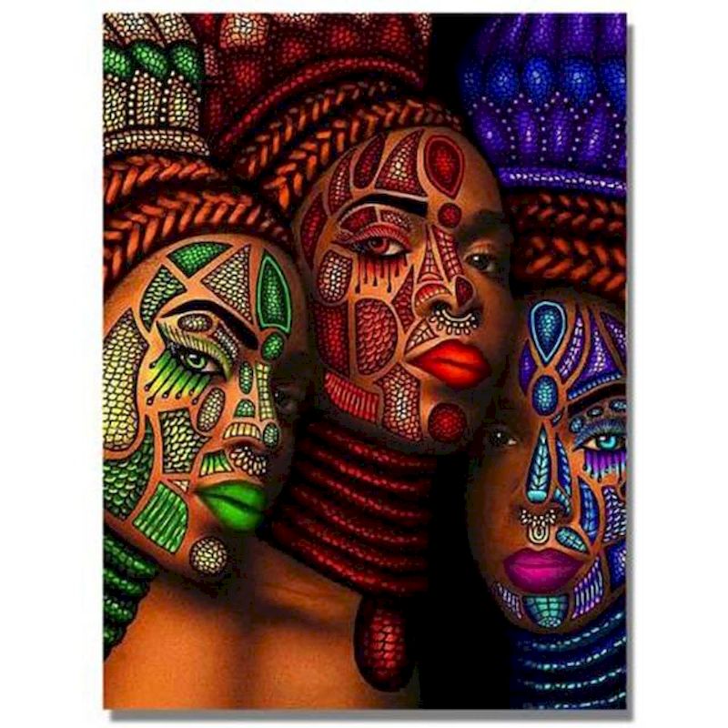 Kit ritratto donna africana