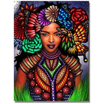 Kit ritratto donna africana