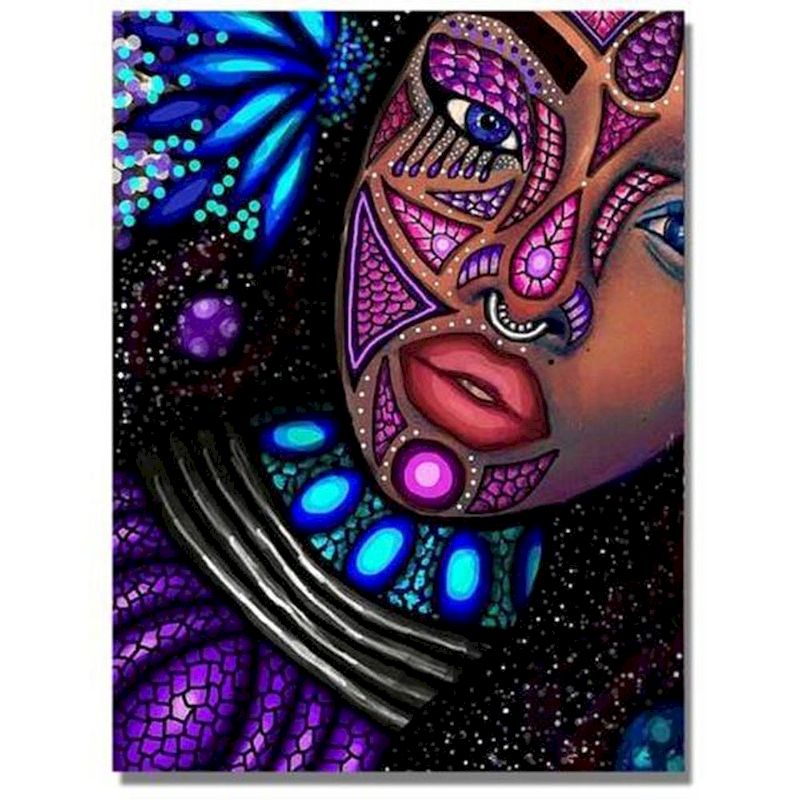 Kit ritratto donna africana