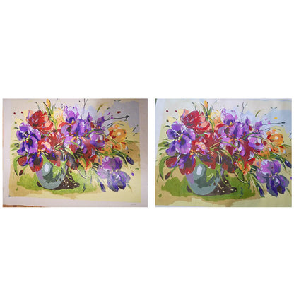 Quadro Fiori Viola