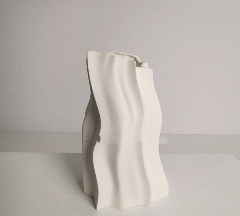 Vaso decorativo bianco
