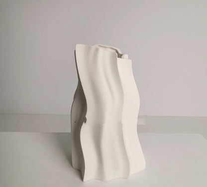 Vaso decorativo bianco