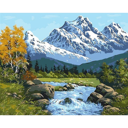 Quadro paesaggio montano