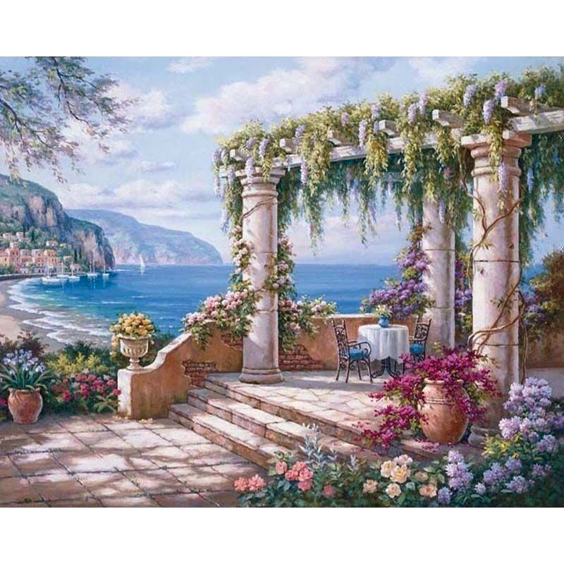 Quadro paesaggio montano