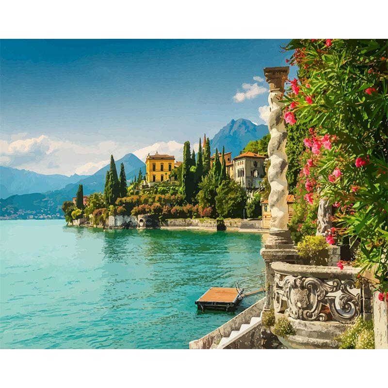 Quadro paesaggio montano