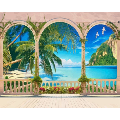 Quadro paesaggio montano
