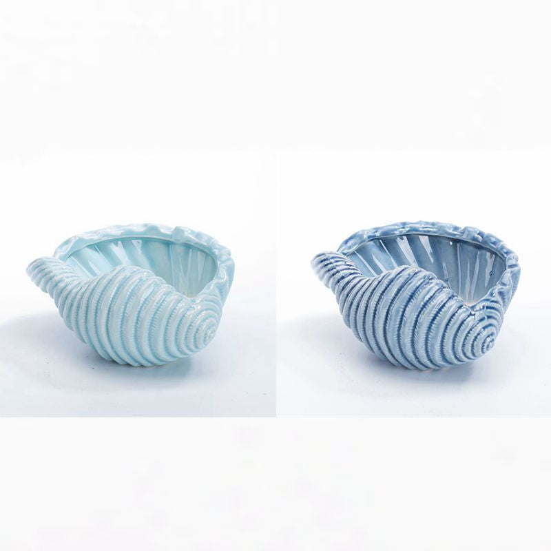 Vaso per piante grasse blu