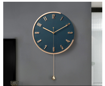 Orologio da parete Blu rame