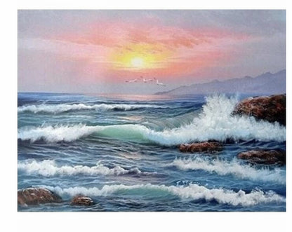 Quadro paesaggio marino