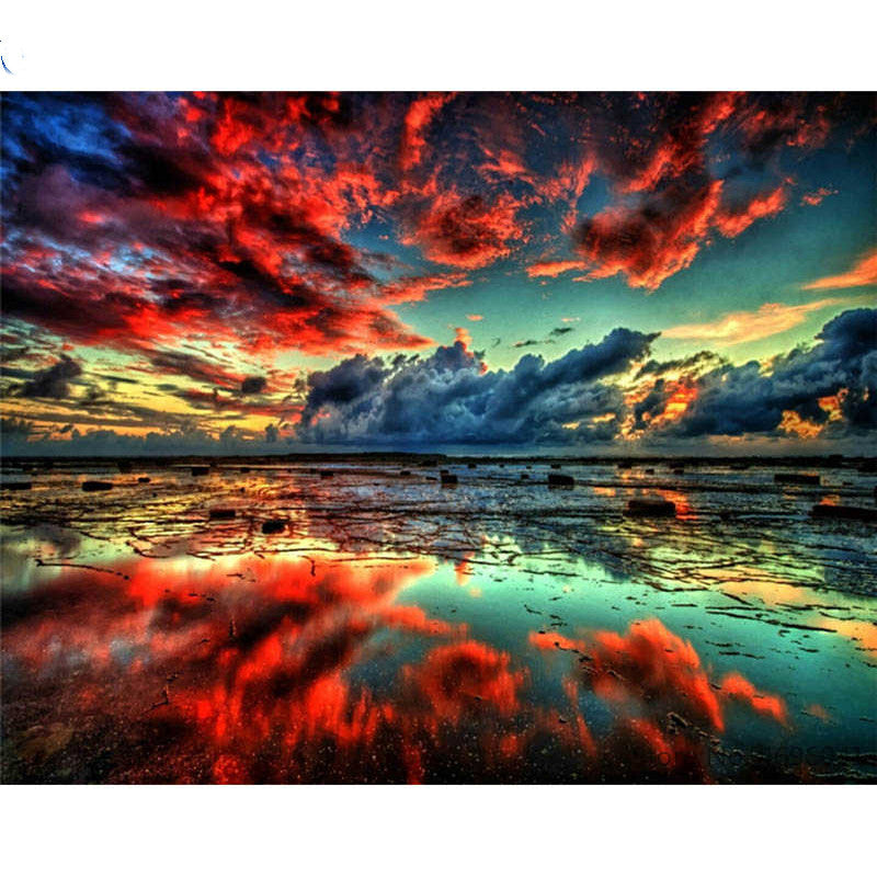 Quadro Paesaggio floreale