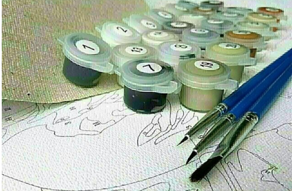Kit dipinto mamma e bambino