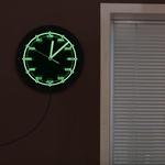 Orologio da parete Neon verde