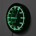 Orologio da parete Neon verde