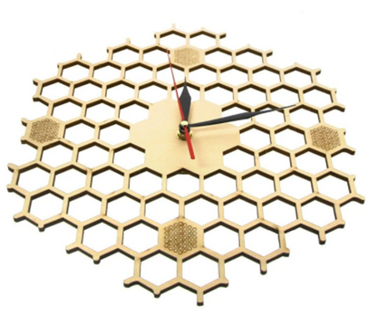 Orologio da parete Mosaico esagonale