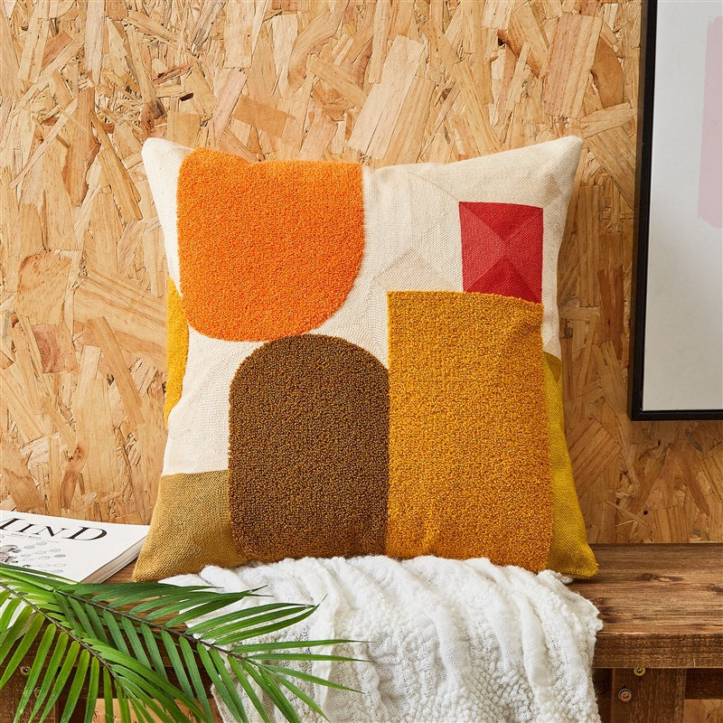 Cuscino Cotone Ricamato