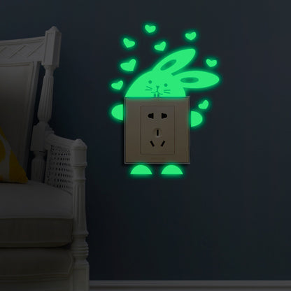Adesivo coniglio luminescente