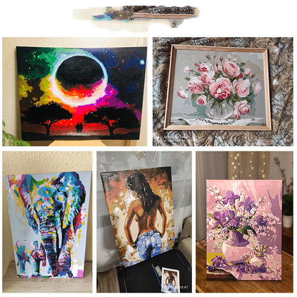 Quadro fiori e uccelli