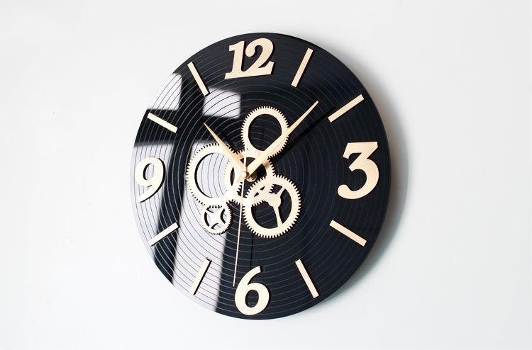 Orologio da parete Ingranaggi dorati