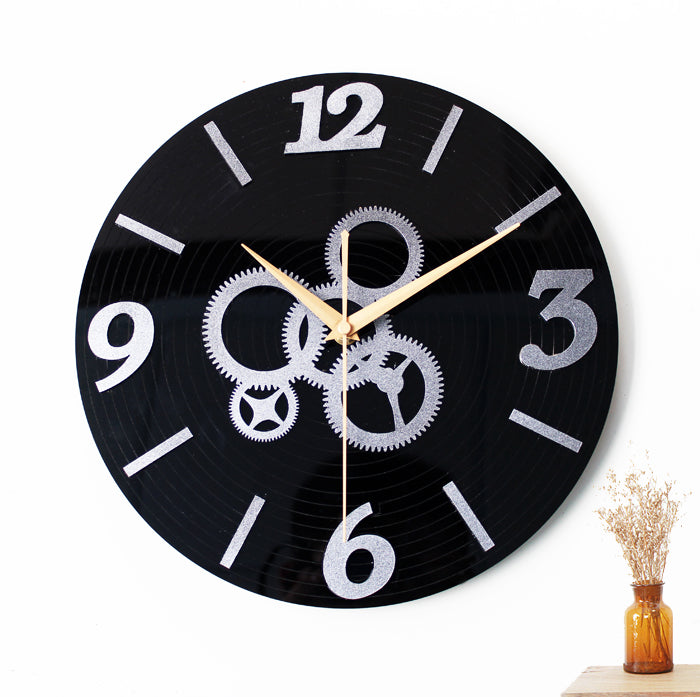 Orologio da parete Ingranaggi dorati