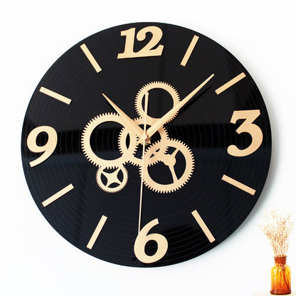 Orologio da parete Ingranaggi dorati