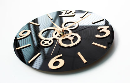 Orologio da parete Ingranaggi dorati