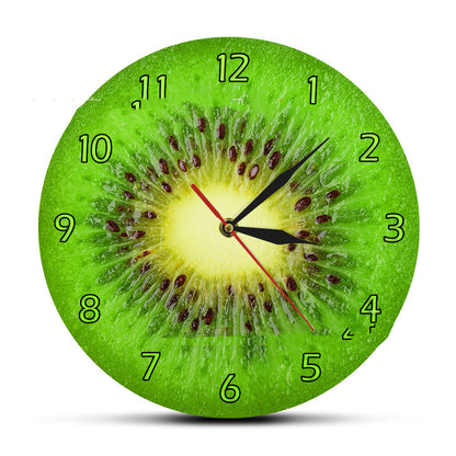 Orologio da parete Fetta di kiwi