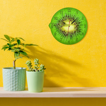 Orologio da parete Fetta di kiwi