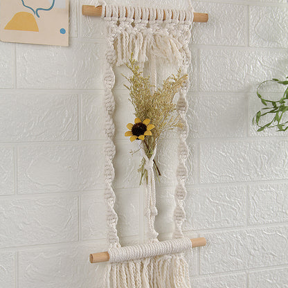 Arazzo con fiori secchi