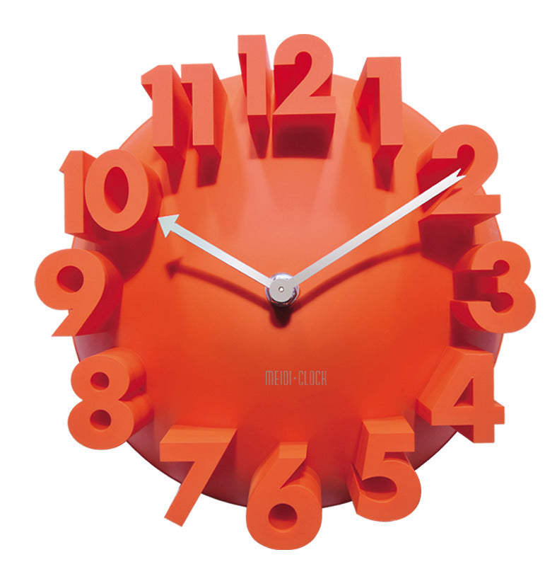 Orologio da parete Numeri 3D