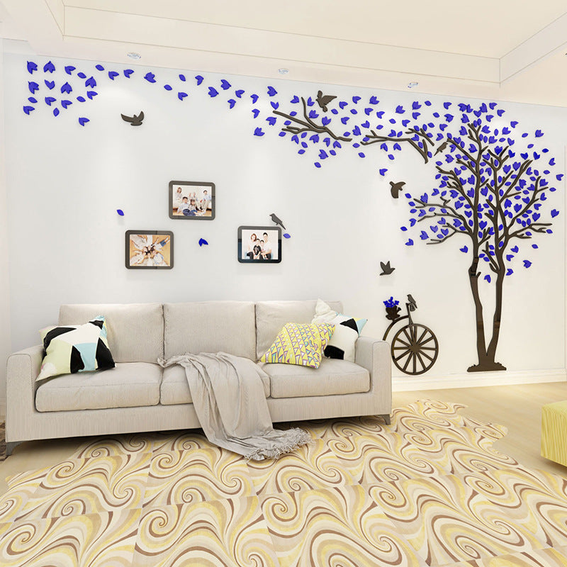 Specchio adesivo 3D cristallo